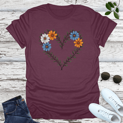 Wildflower Heart T-Shirt