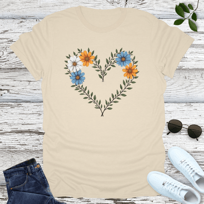 Wildflower Heart T-Shirt