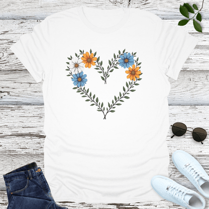Wildflower Heart T-Shirt